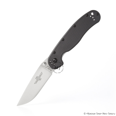 Складной нож Ontario RAT-1 Satin Black 8848 Легендарная "Крыска"!