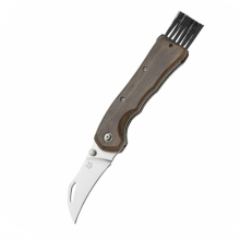 Складной грибной нож с щеточкой Fox Spora FX-409