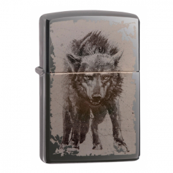 Зажигалка Wolf Design Black Ice® ZIPPO 49073