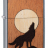 Зажигалка WOODCHUCK USA Howling Wolf ZIPPO 49043 - Зажигалка WOODCHUCK USA Howling Wolf ZIPPO 49043