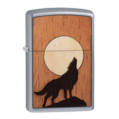 Зажигалка WOODCHUCK USA Howling Wolf ZIPPO 49043 