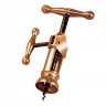 Винтовой штопор (с воротом) Farfalli King Polished Brass O200.OT