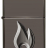 Зажигалка Armor™ High Polish Black Ice® Flame Design ZIPPO 29928 - Зажигалка Armor™ High Polish Black Ice® Flame Design ZIPPO 29928