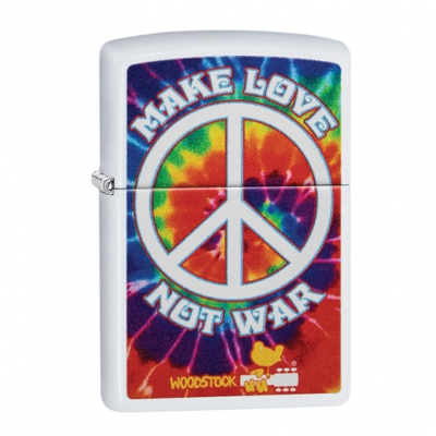 Зажигалка White Matte Woodstock® ZIPPO 49013 
