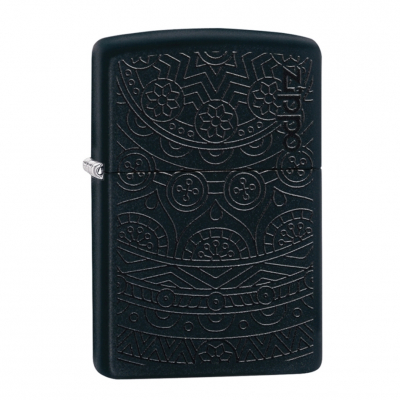 Зажигалка Black Matte Tone on Tone Design ZIPPO 29989 