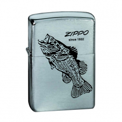 Зажигалка ZIPPO 200 BLACK BASS