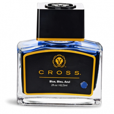 Флакон с синими чернилами для перьевой ручки (62,5 мл) CROSS 8945S-1 blue 