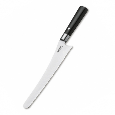 Кухонный нож для хлеба Boker Damascus Black Bread Knife 130423DAM 