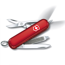 Многофункциональный складной нож-брелок Victorinox Красный с фонариком 0.6228