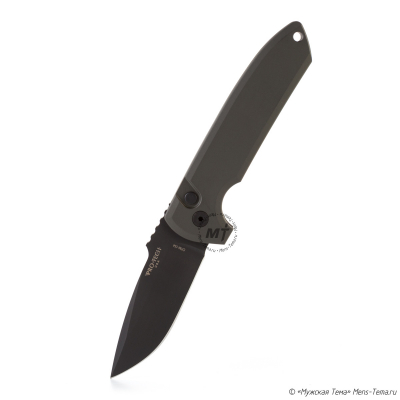 Складной автоматический нож Pro-Tech Rockeye Black Blade, Green Handle LG201GRN 