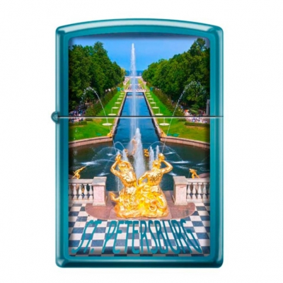 Зажигалка Петергофский фонтан ZIPPO 20446 PETRODVORETS 