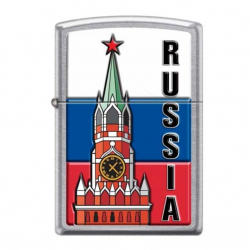 Зажигалка ZIPPO 207 KREMLIN FLAG RUSSIA
